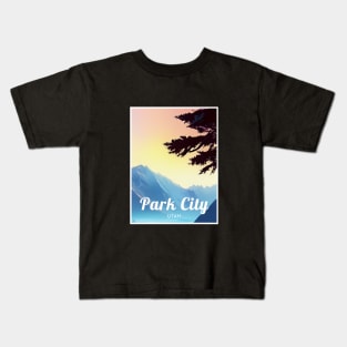 Park City Utah United States ski Kids T-Shirt